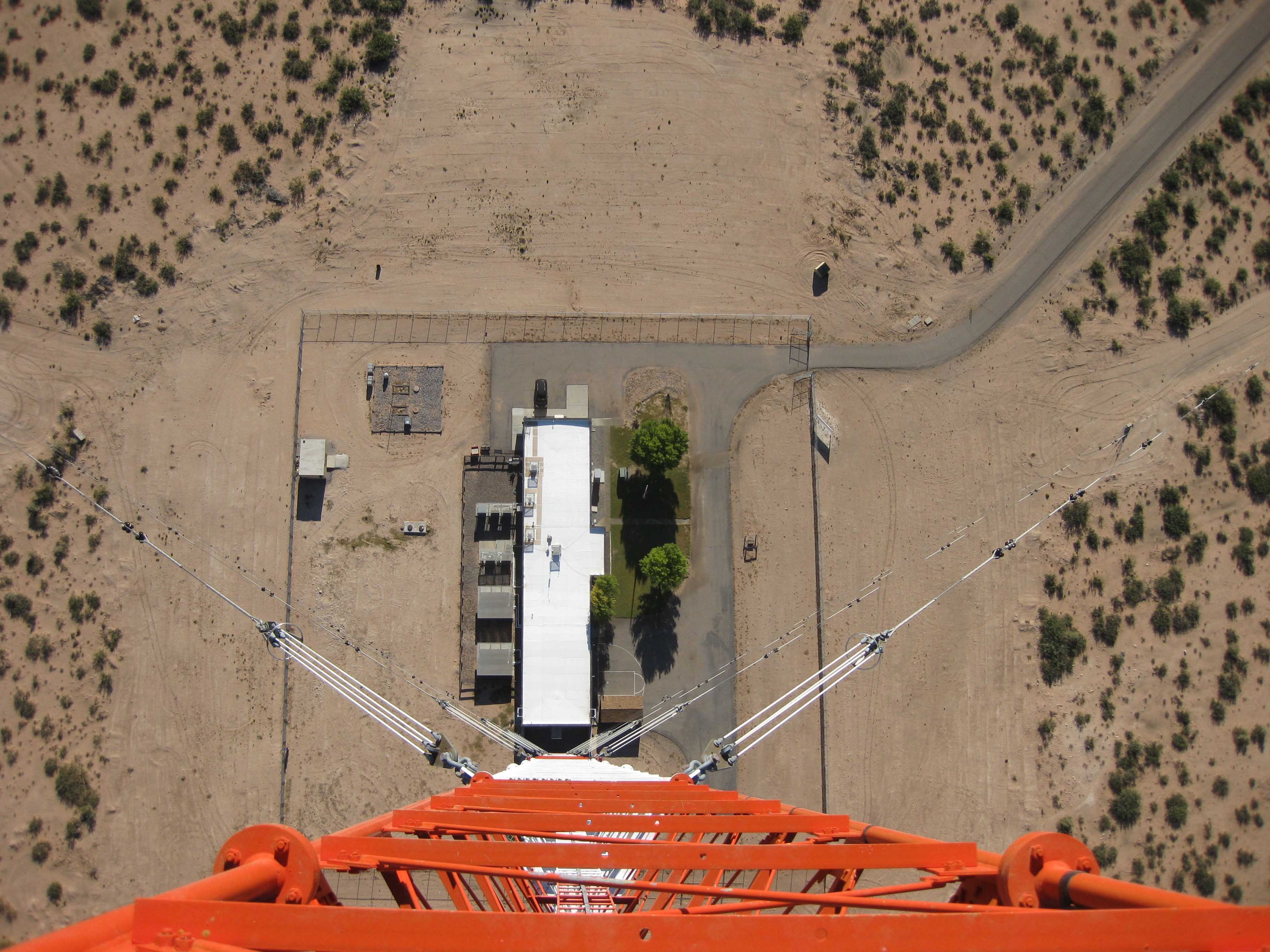 Stairway To Safety Climbing To The Top Of A 1700 Foot Tall Tower To 